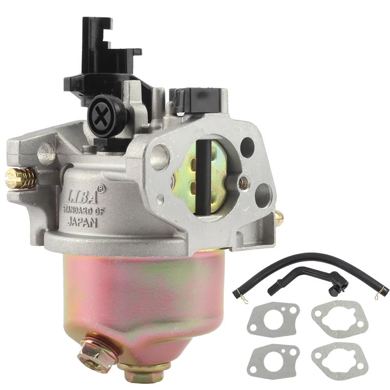 Gerador de carburador para cortador de grama, gasolina 2kw - 3kw com gx160 gx200 5.5hp 6.5hp 168f, distância do furo de montagem de metal do motor: 4.2cm