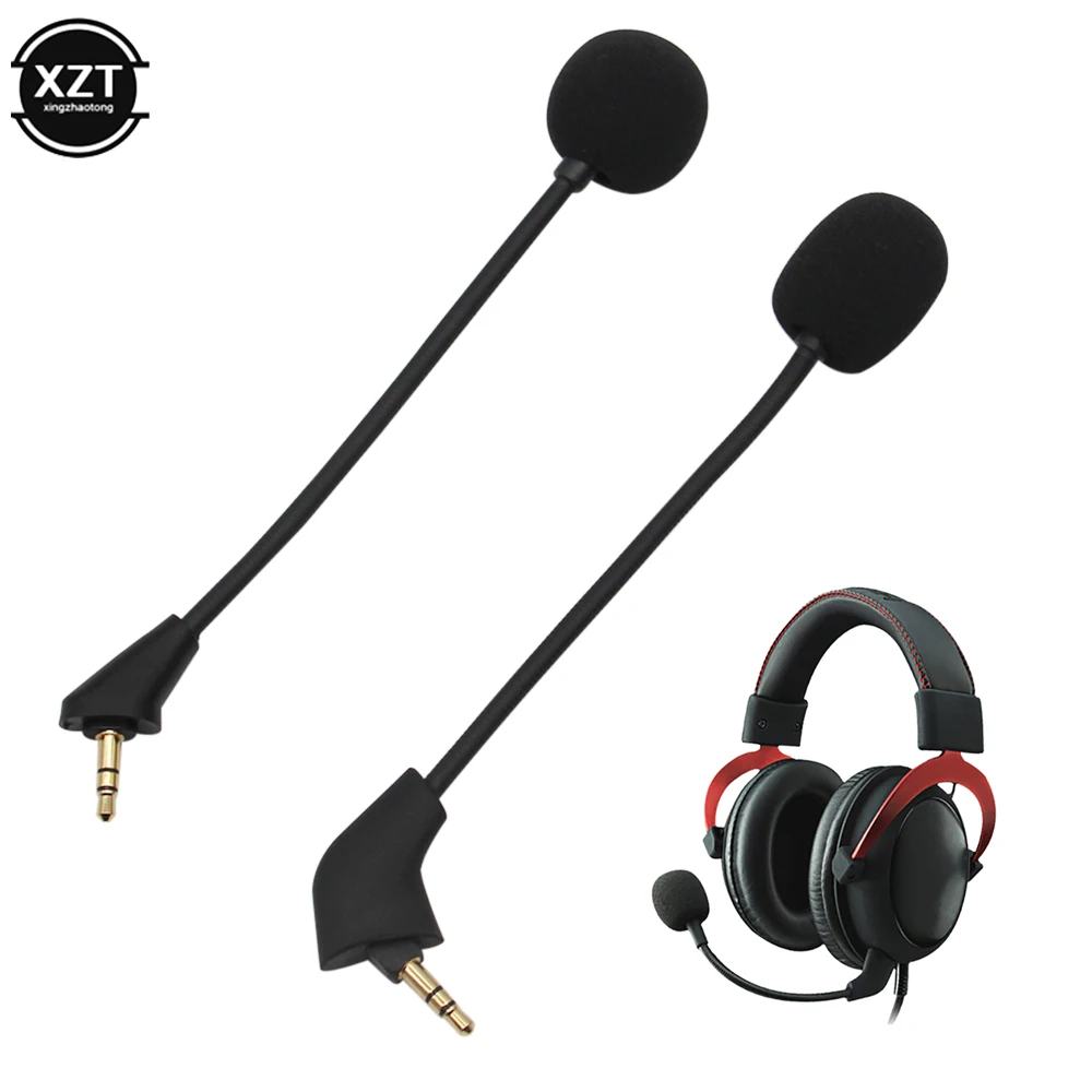 Thay Thế Trò Chơi Mic Micro 3.5Mm Cho Tai Nghe Chụp Tai Kingston HyperX Cloud 2 X II Core Pro Bạc Cloudx Tai Nghe Choàng