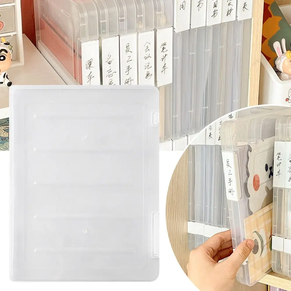1Pcs Sorting Folder Holder File Organizer Box A4 A5 Office Stationery A4 Paper Storage Box Plastic