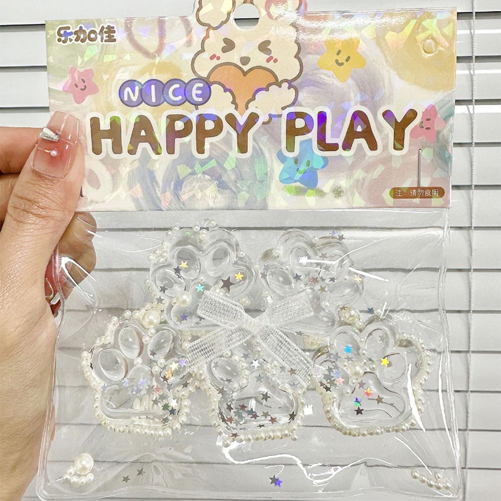 Kawaii Mochi ของเล่น Mini Cat Paw ปลาน้ําแข็งบล็อก Pinch Ball ของเล่นเด็ก Antistress Ball Cube บีบความเครียด Reliever ของเล่น K6J8