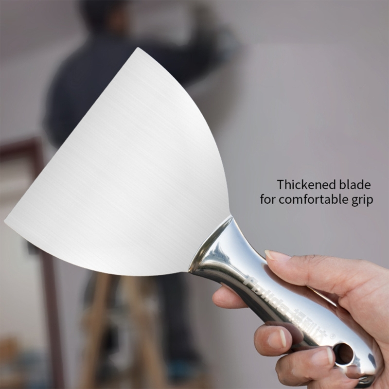 สแตนเลสมีดโกนร่วมมีด Spackle มีดสำหรับ Drywalls ตกแต่งพลาสเตอร์ขูดวอลล์เปเปอร์ทำความสะอาด Putty Knife