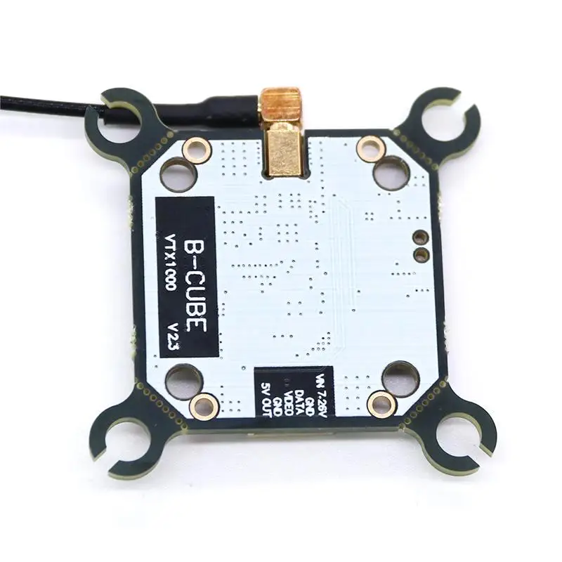 B-CUBE 5.8G 1000mW 48CH VTX Input Voltage 7-26V Video Transmitter Power 25 1000mW For Long Range RC Airplane FPV Drone