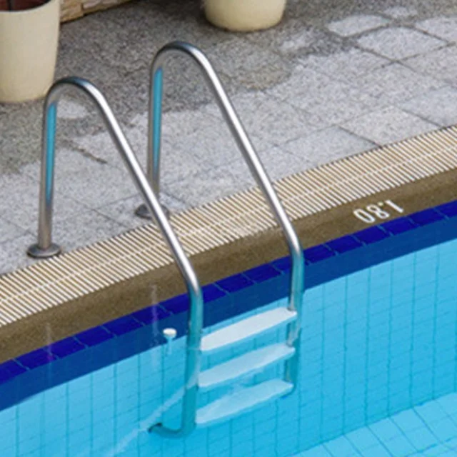 Scaletta/ascensore per piscina marina in acciaio inossidabile con scaletta larga personalizzata