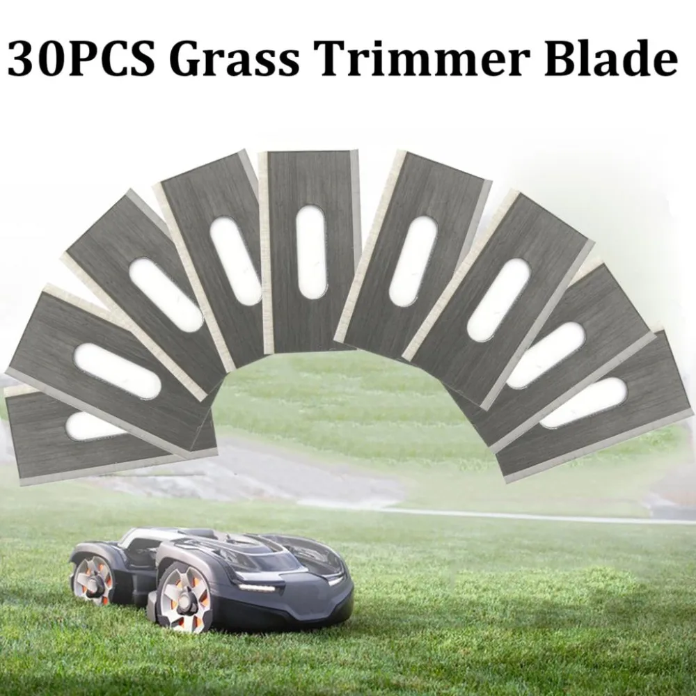30 pz tagliaerba lama tosaerba sostituzione Trimmer pezzo di taglio per Husqvarna Automower giardino robot tosaerba strumenti