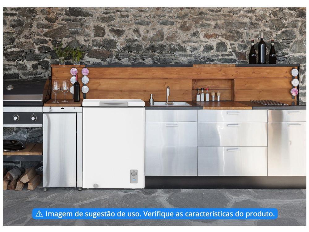 Freezer Industrial Horizontal 1 Porta Midea 100L