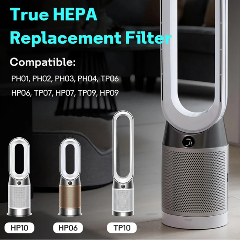 True HEPA Filter Compatible With Dyson TP06 HP06 HP09 TP09 PH01 PH02 PH03 PH04 HP07 TP07 Pure Cool Hot Air Purifier, Part # 9703