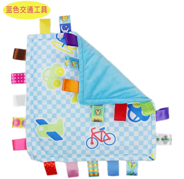 子供のための柔らかい生地のおもちゃ,タグ付き,ラベルに最適,光沢のある色,教育パズル,幼児のための安全,30cm
