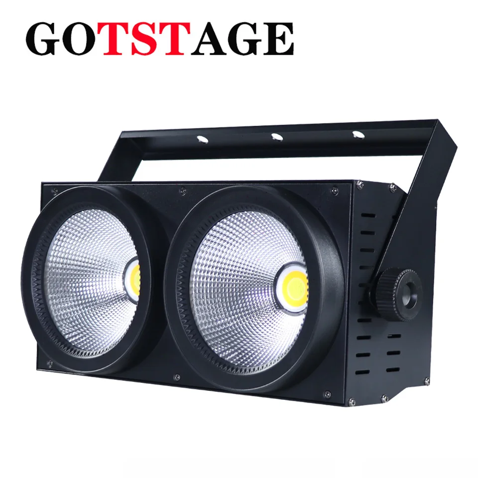 220W 2eyes LED COB DMX Flood Blinder christmas Lights Cool Warm White DJ publiczność Stage Lighting Effect Disco Bar Wedding Party