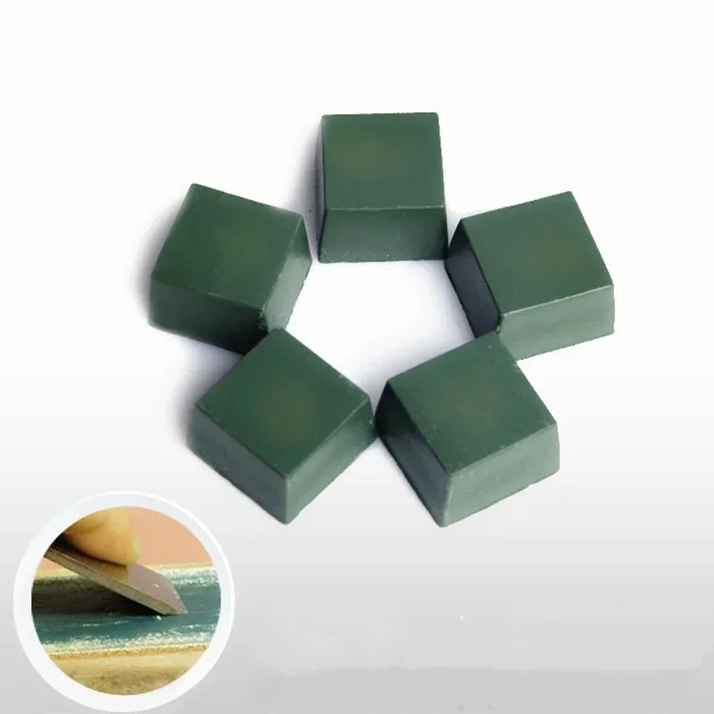 1pc/3pcs 3x3cm Verbindung Grün Polieren Paste Schleif Paste Metalle Polieren Wachs Paste chrom Grün Oxid Schleifen 30g