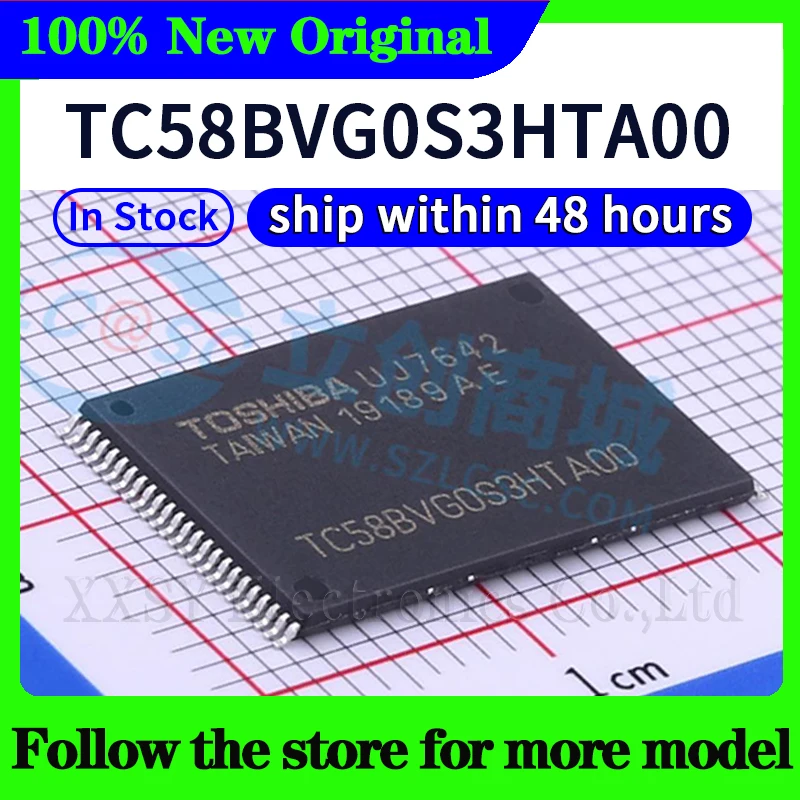 TC58BVG0S3HTA00 TC58NVG0S3HTA00 TC58NVG1S3HTAI0 TC58DVM92A5TA00 En stock Envío 48 horas