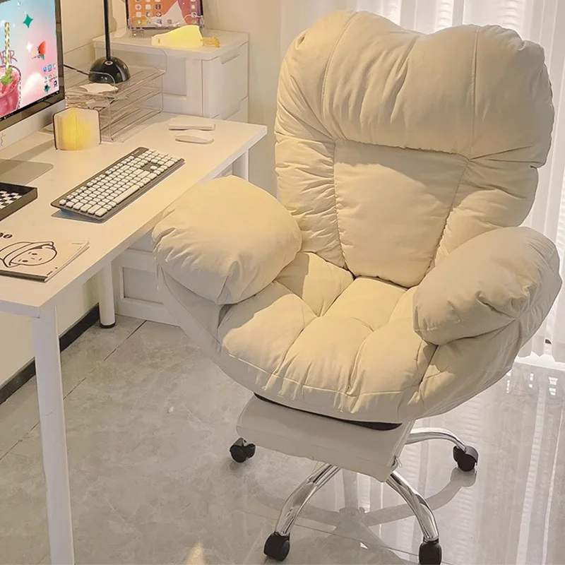 Realife Home Lazyเก้าอี้คอมพิวเตอร์สบายอยู่ประจําคอมพิวเตอร์โซฟาเก้าอี้หนังสือโต๊ะและเก้าอี้นั่งนอนกลับเก้าอี้ 2025 ใหม่