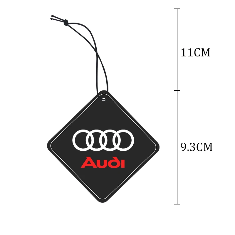 Bolsita desodorante para habitación de aromaterapia colgante Interior de coche para Audi A3 A4 B5 B6 A3 8P 8V 8L A5 A6 C6 C5 A1 A7 A8 Q2 Q3 TT RS3 RS4