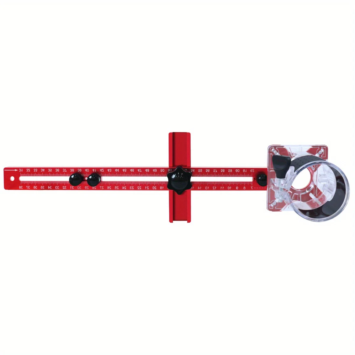 Maschera di taglio circolare per router, staffa per scanalatura di fresatura per router 4 in 1, maschera per armadio, staffa per scanalatura di fresatura per punzonatrice centrale automatica