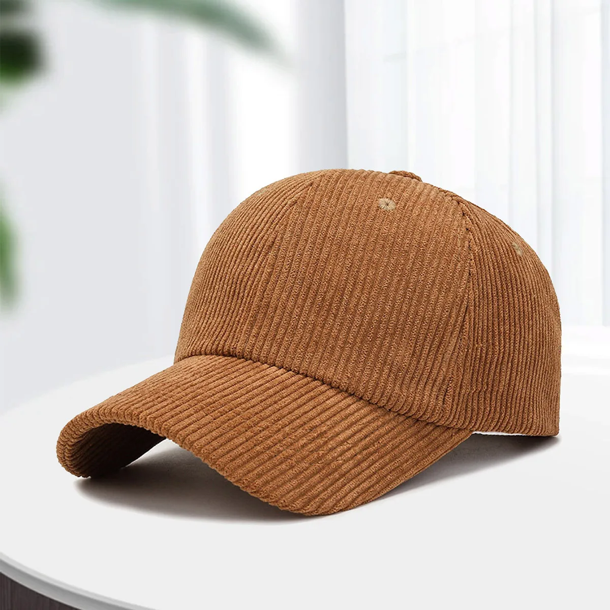 Mode Suede Baseball Cap Mannen en Vrouwen Herfst en Winter Effen Retro Corduroy Hoed Hiphop Hoed Unisex Straat Verstelbare Zonnehoed