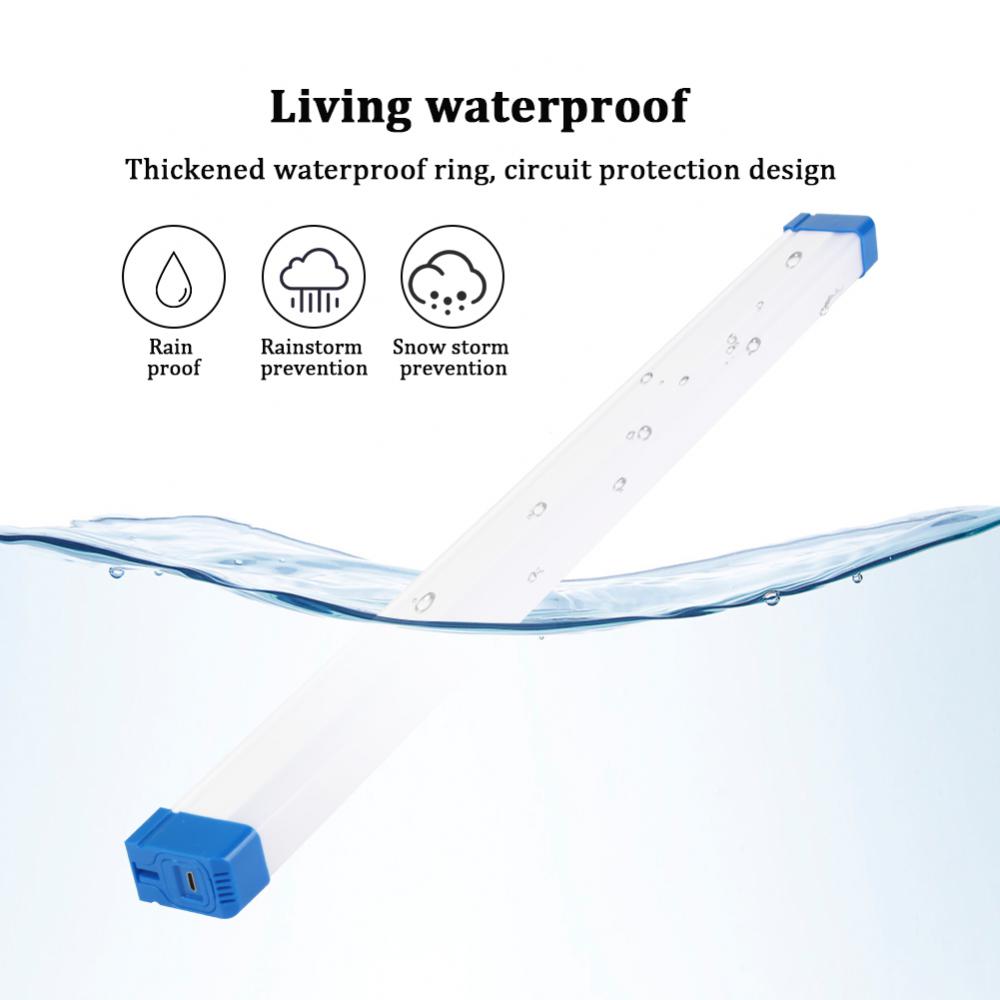 ロング LED チューブナイトライト磁気 USB 充電式非常灯屋外ポータブルプロフェッショナルロングストリップ非常灯