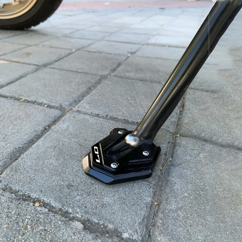 Para yamaha mt07 mt09 mt 07 09 mt09 sp fz07 fz09 2015-2023 2024 motocicleta kickstand pé placa de extensão suporte lateral almofada ampliadora