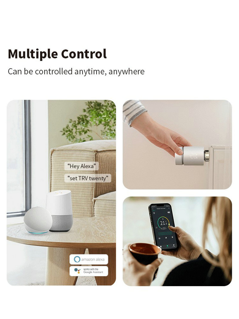 Tuya スマート Zigbee 3.0 サーモスタット バルブ ラジエーター Zigbee サーモスタット ラジエーター バルブ サーモスタット Zigbee TRV Tuya Alexa Google ホーム