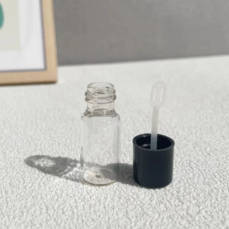 5/3/1PCS Mini Refillable Bottles Liquid Foundation 4ml Subpackage Travel Empty Bottle Mini Digging Spoon Glass Cosmetics Tools