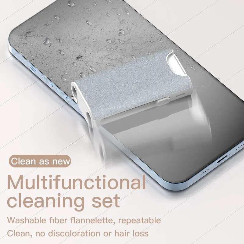 Kit de escova para limpeza de fone de ouvido, câmera, telefone, tablet, laptop, tv, ferramentas de limpeza, caneta de limpeza para 5 em 1