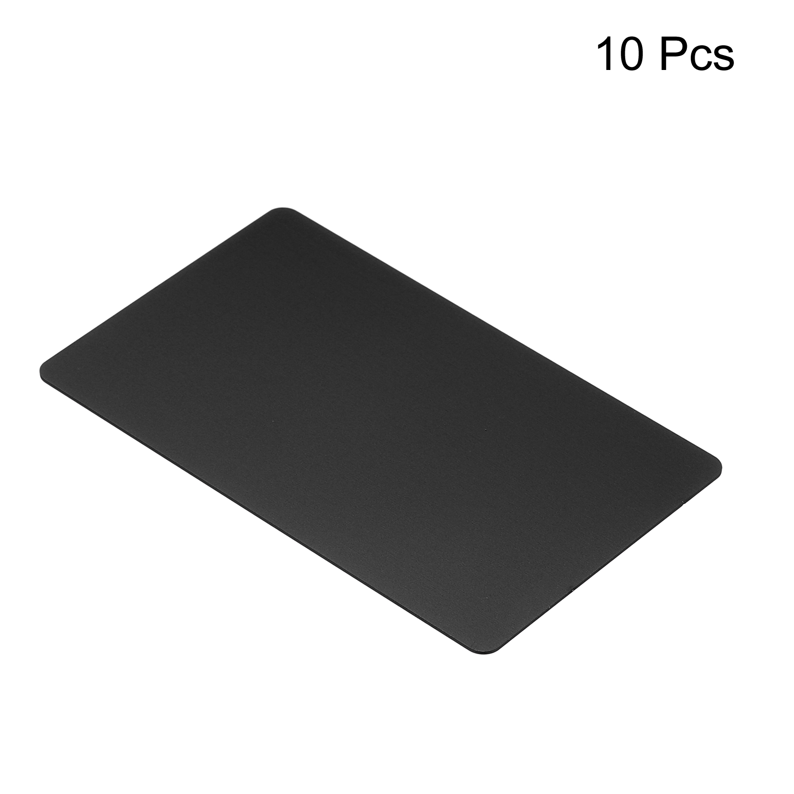 10ชิ้น86x54x0.8มม. นามบัตรอลูมิเนียมสีสันสดใสแผ่นโลหะเปล่าบัตรแกะสลักเลเซอร์ธุรกิจเยี่ยมชมงานศิลปะงานฝีมือ