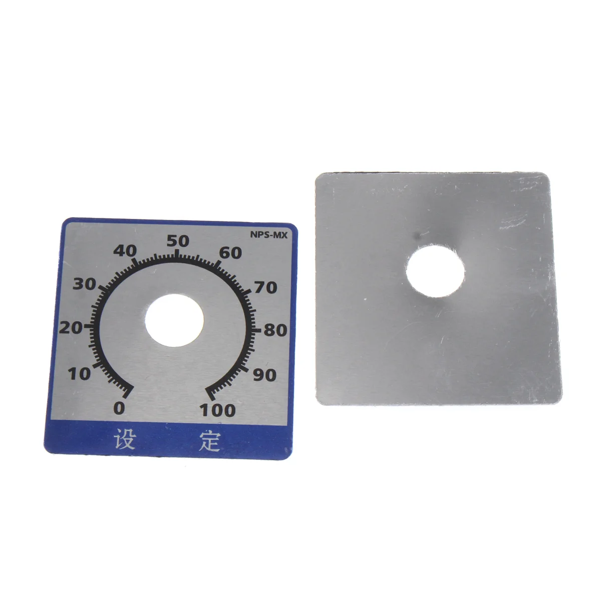 5/2 pz 0-100 quadrante digitale piastra etichetta in alluminio A03 manopola cap WTH118 RV24 WX050 potenziometro