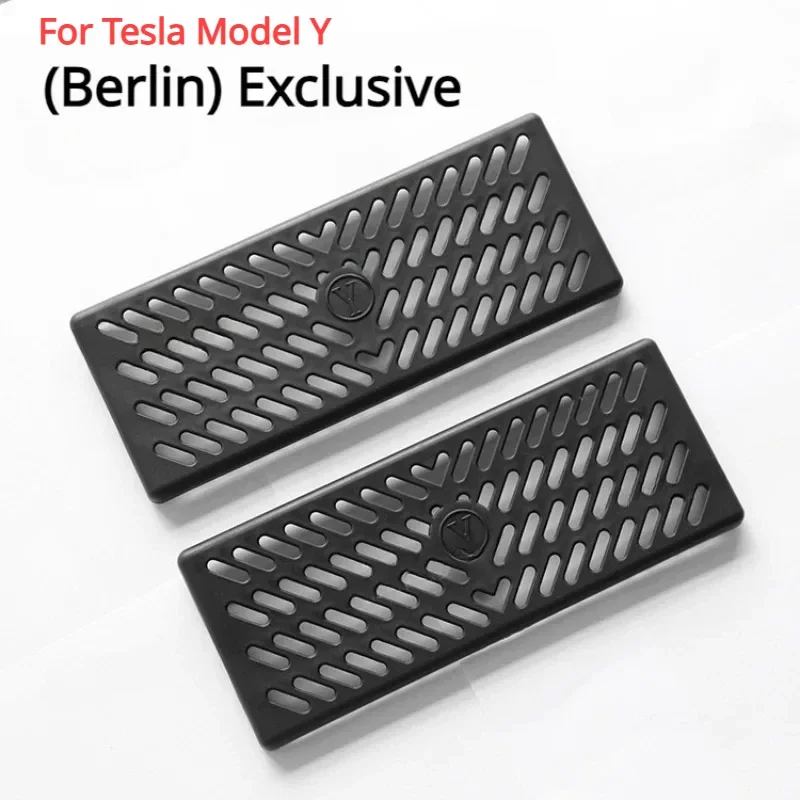 For Tesla Model Y Berlin Edition Backseat Air Flow Vent Outlet Cover Rear Under Seat Air Conditioning Outlet Grille Protector