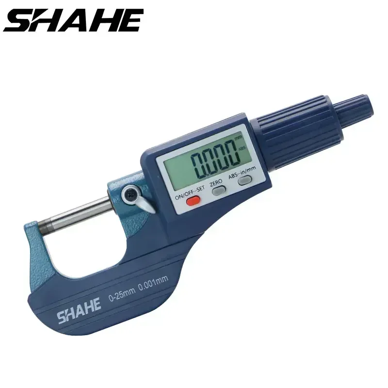 Shahe 0-25/25-50/50-75/100 Micron Kỹ Thuật Số Bên Ngoài Micromet Điện Tử Micromet Thước Đo Kỹ Thuật Số 0.001 Mm Dụng Cụ kẹp Phanh