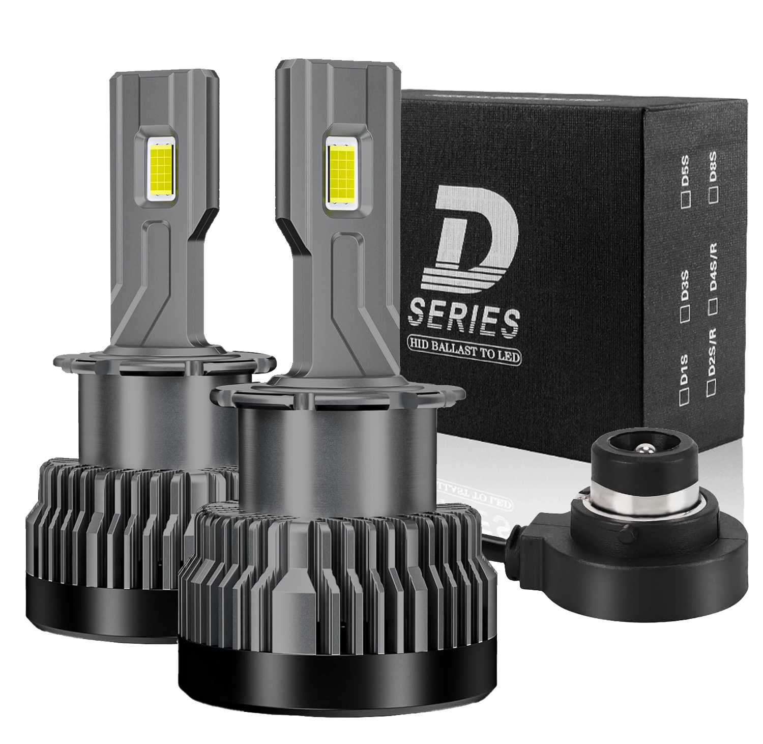 2 pièces D2S D4S phare LED HID D1S D3S D8S LED phare D2R D4R ampoule 30000LM xénon voiture lumière Turbo lampe Canbus 6000K Plug & Play