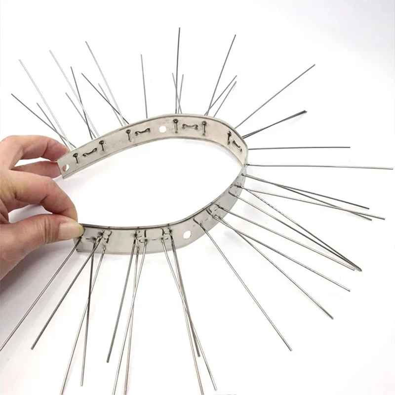 BIRD Spikes Repellent อุปกรณ์กับนกพิราบ Crows Repeller กลางแจ้ง Defense Scare นกสวน Scarecaper ภายนอก Anti Gadgets