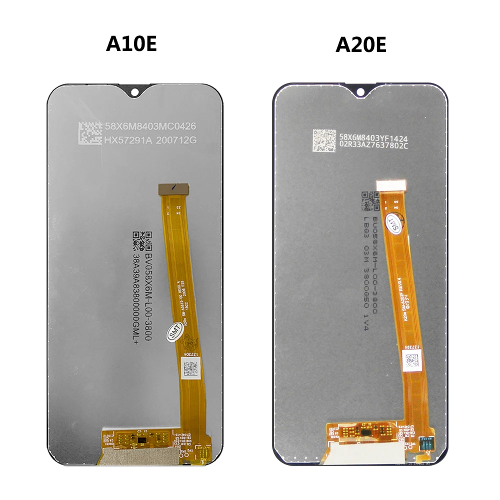 คุณภาพสูงสําหรับ Samsung A20E A202 จอแสดงผล LCD Touch Screen Digitizer ASSEMBLY สําหรับ Samsung A10E A102 SM-A102U หน้าจอ LCD