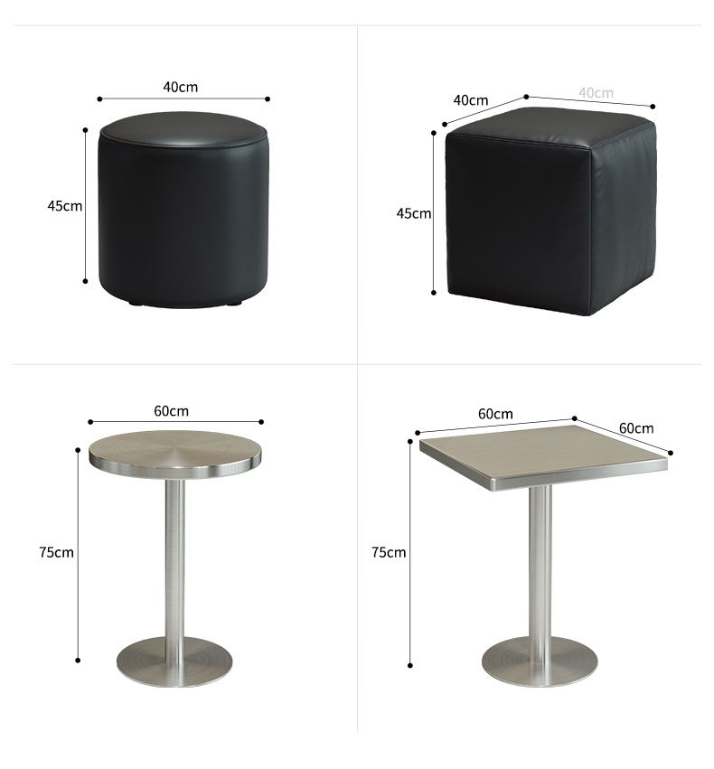 Sofá de pared de estilo Industrial para tienda de té con leche, cabina de café, banco sin espalda, mesas y sillas comerciales