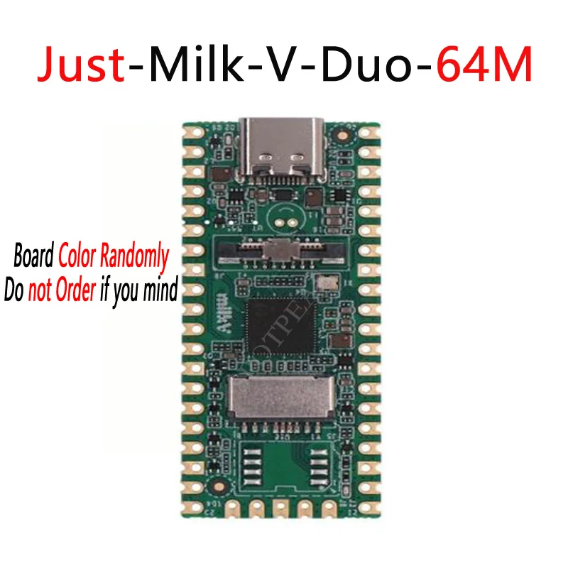 【Agencia autorizada de primer nivel】 Placa Linux Milk-V Duo RISC-V CV1800B 1G RAM-DDR2-64MB Compatible con Raspberry Pi Pico Port