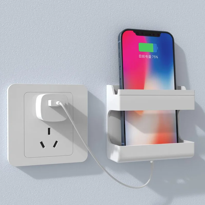 Multi-functional Wall-mounted Organizer for Remote Controls and Mobile Phones Multi-functional Wall-mounted Organizer for Remote