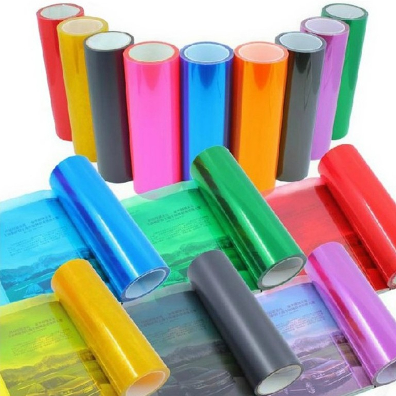 Película protectora para faros, pegatina de película de vinilo, película de luz trasera para faros de coche, tinte de hoja de vinilo, pegatina Universal Multicolor