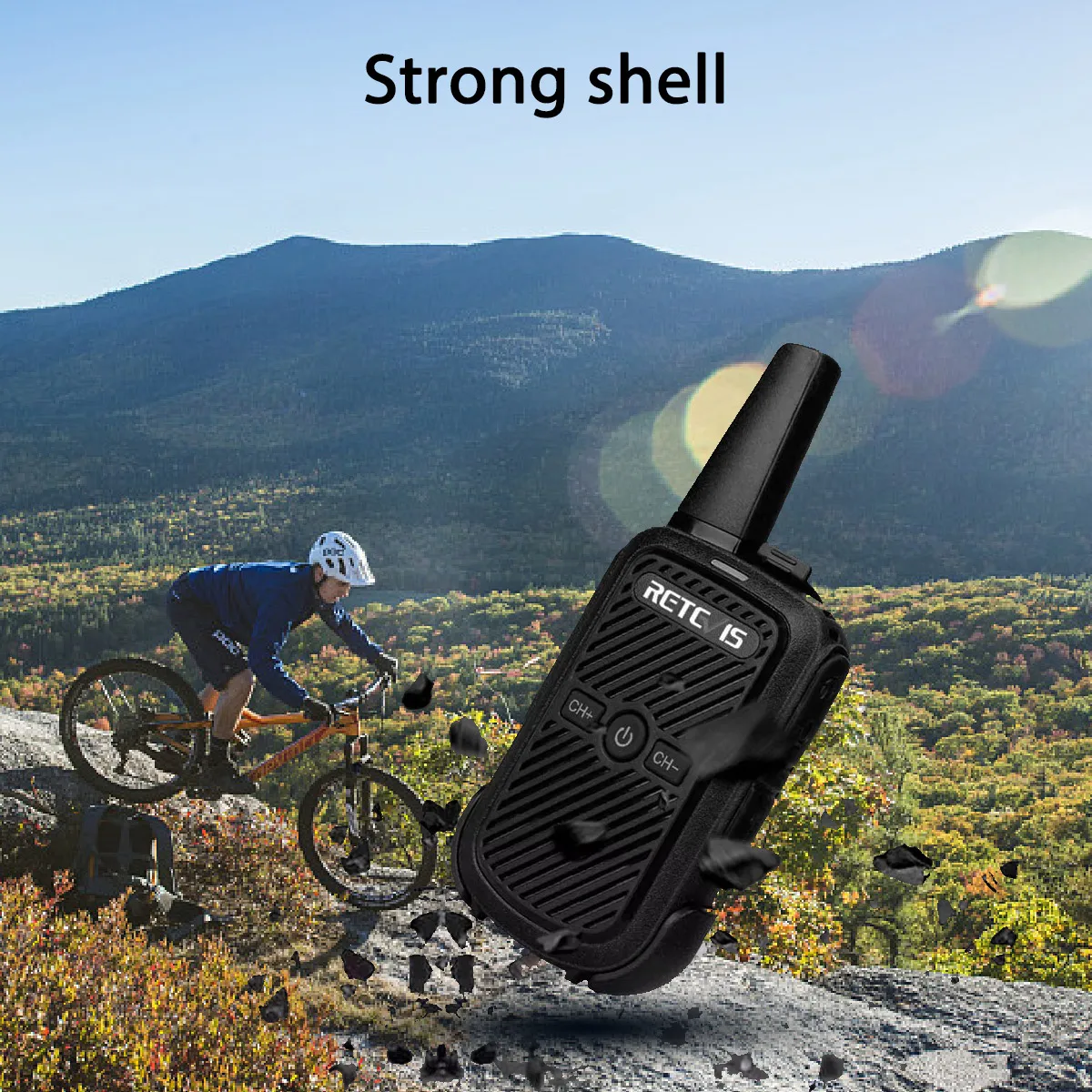 Retevis RT15 Mini-Walkie-Talkie, tragbares Zwei-Wege-Radio, kleiner Kommunikator für die Hoteljagd – wählen Sie 1 oder 3-teiliges Set