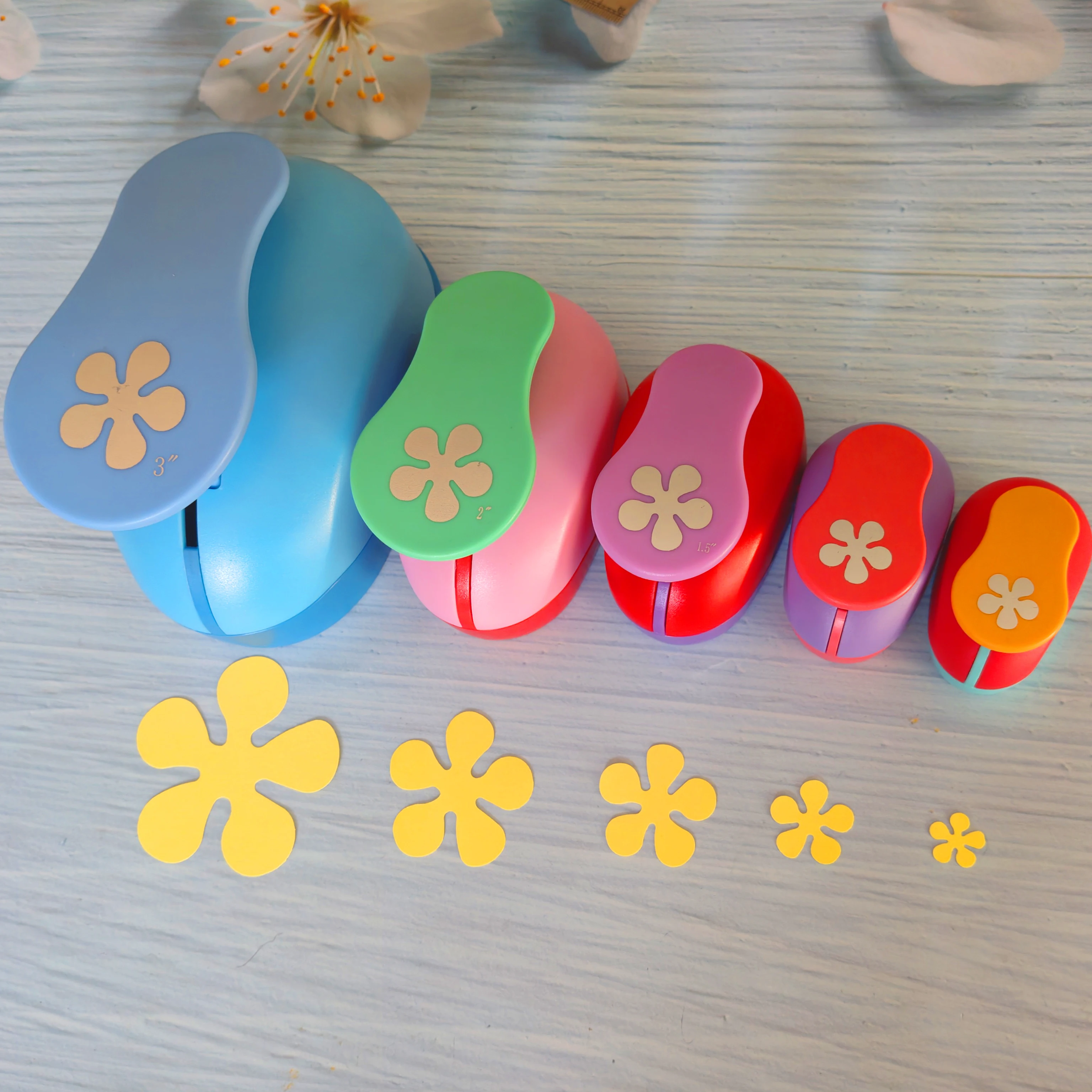 1.5Cm-7.3Cm Hoa Mới Hình Hình Thủ Công Bấm Giấy Đấm Thêu Sò Punchers Tự Làm Thủ Công Dao Cắt Giấy EV xốp Bấm Lỗ