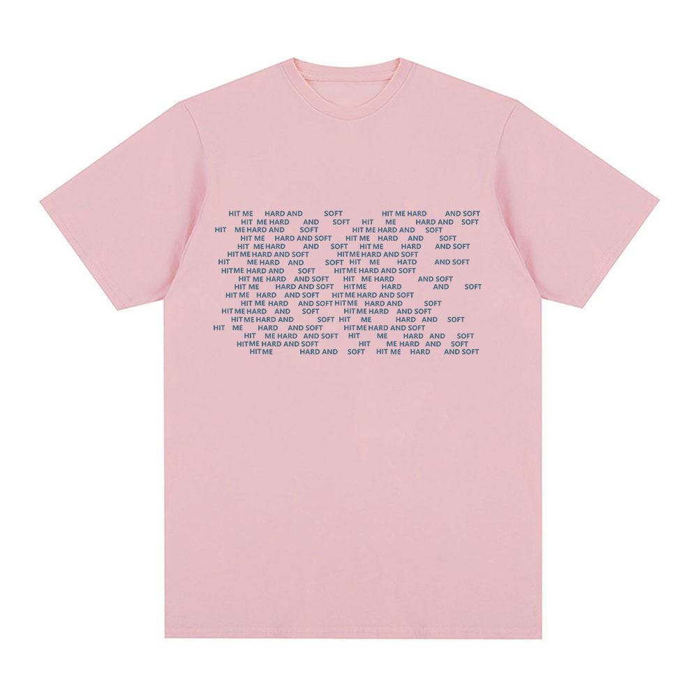ヒットミーハードとソフト 2024 ツアー Tシャツ男性女性ファッションヒップホップ Tシャツ綿 100% ルーズ半袖 Tシャツファンギフトトップス