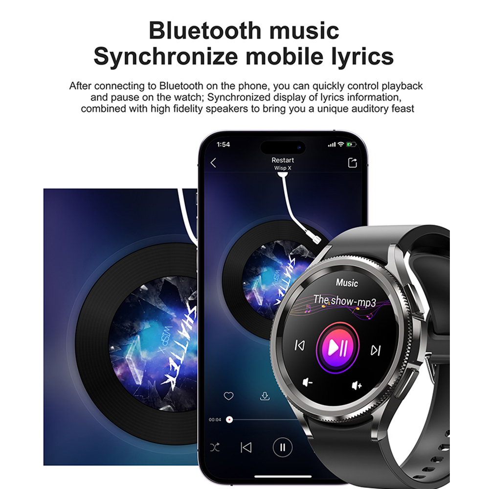 นาฬิกาอัจฉริยะสำหรับ Samsung Galaxy Watch6คลาสสิก GPS สำหรับผู้ชาย, นาฬิกาอัจฉริยะโทรผ่านบลูทูธอัตราการเต้นหัวใจกันน้ำ2024ใหม่