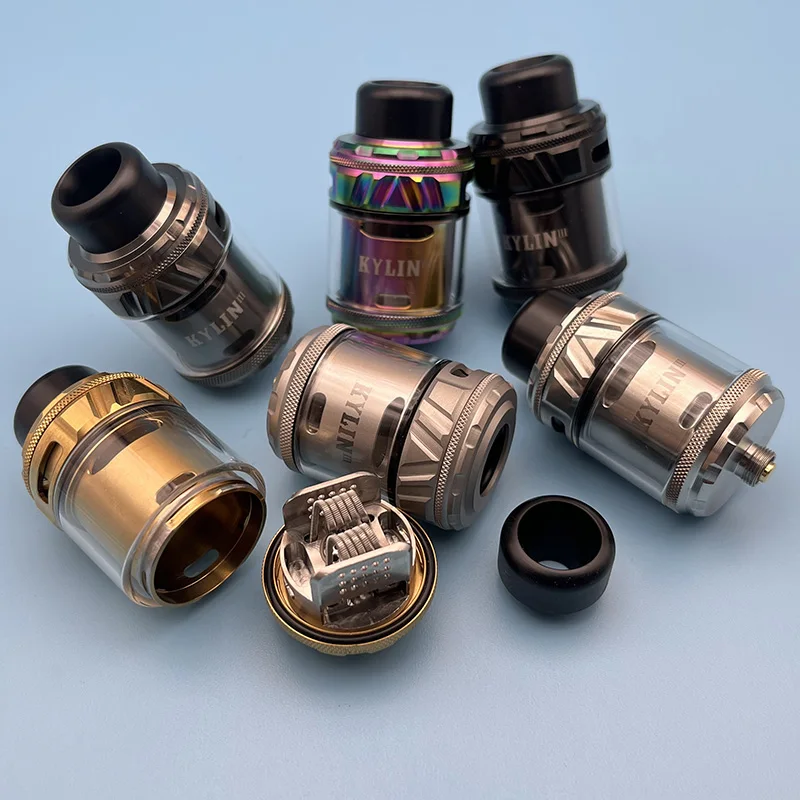 Kylin V3 RTA Tank 4ML 6ML Atomizador vape rta tankSupport Vaporizador de cigarrillo electrónico de bobina simple y doble