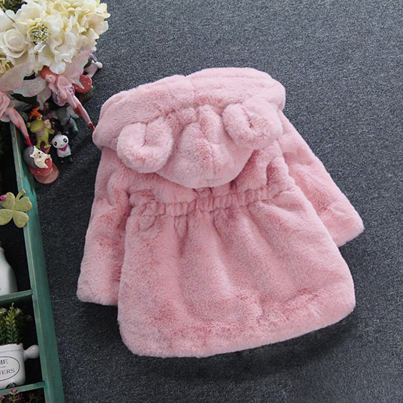 Baby Mädchen Baumwoll jacke Winter einfarbig süße Mädchen Jacke warme Woll pullover Jacke Mädchen Winterkleid ung