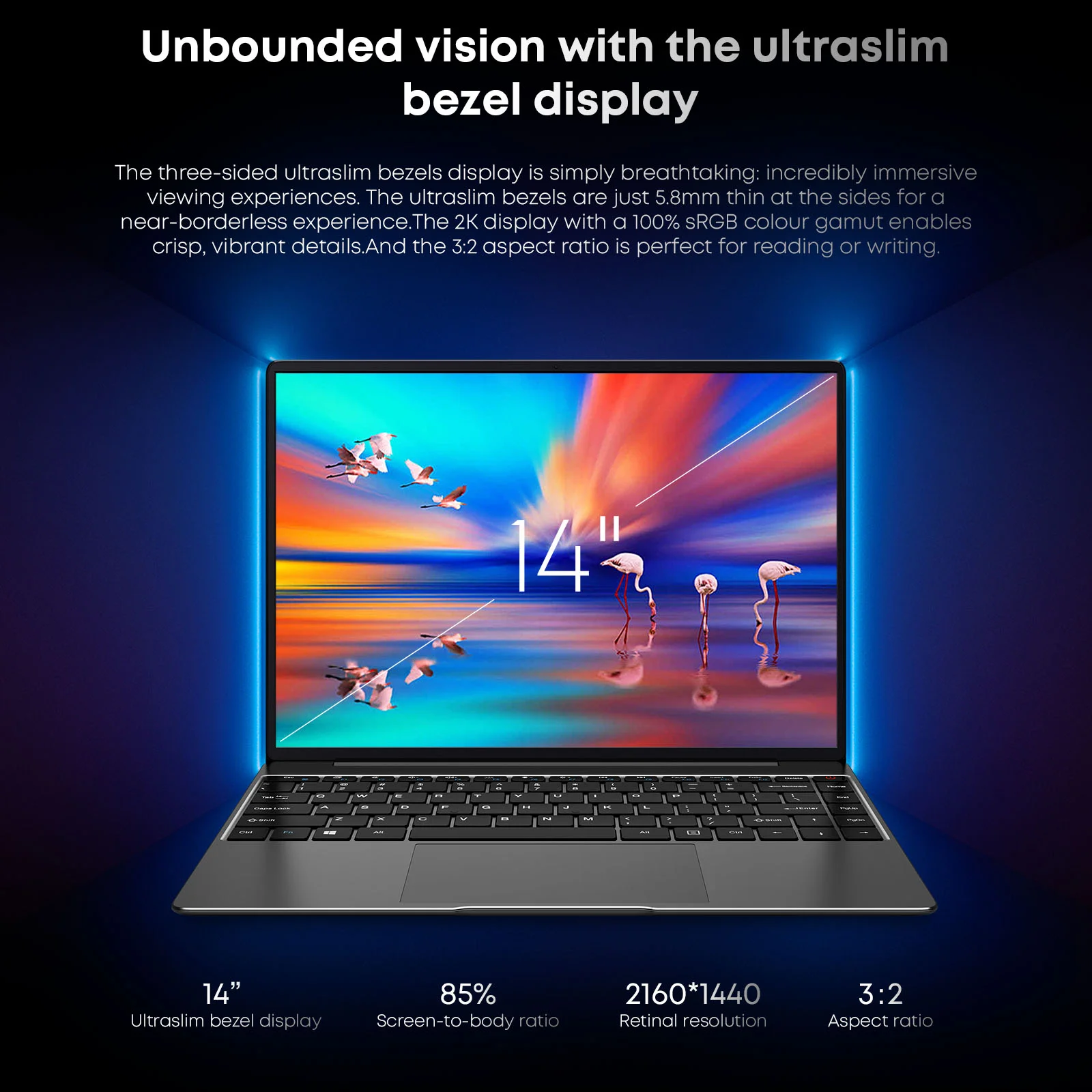 CHUWI CoreBook X Laptop da gioco schermo IPS FHD da 14 pollici Intel i3-1215U 6 Core Windows 11 8GB DDR4 SSD da 512GB Computer indossabile
