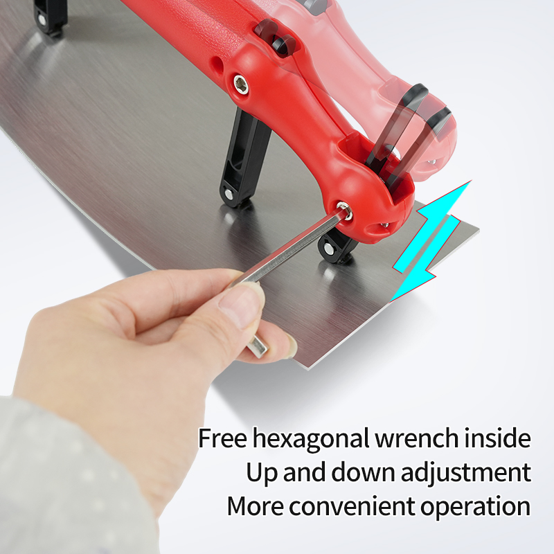 1PcDrywall Adjustable Arc Scraper Scrape Putty Trowel Finishing Knife Multi-function Paint Trowel Bricklayer Knife Putty Spatula