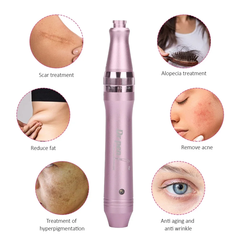 Có Dây Dr Bút M7 Ultima Dermapen Micro Chuyên Nghiệp Bút Kim Mesotherapy Tự Động Micro Kim Derma Hệ Thống Trị Liệu Với Hộp Mực