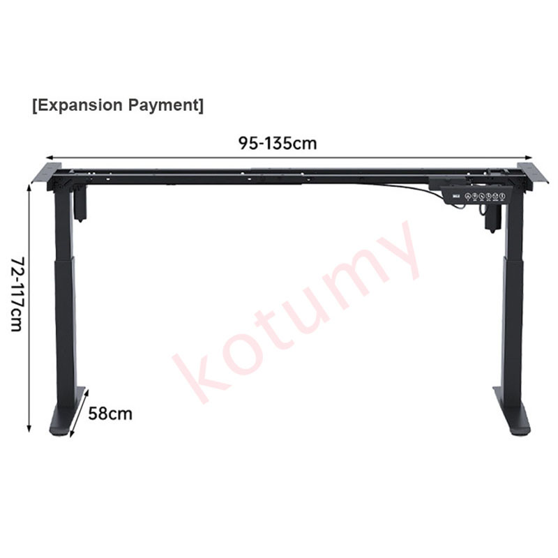 Mesa elevadora eléctrica para el hogar y la Oficina, marco de altura ajustable, Control de memoria ergonómico Vertical