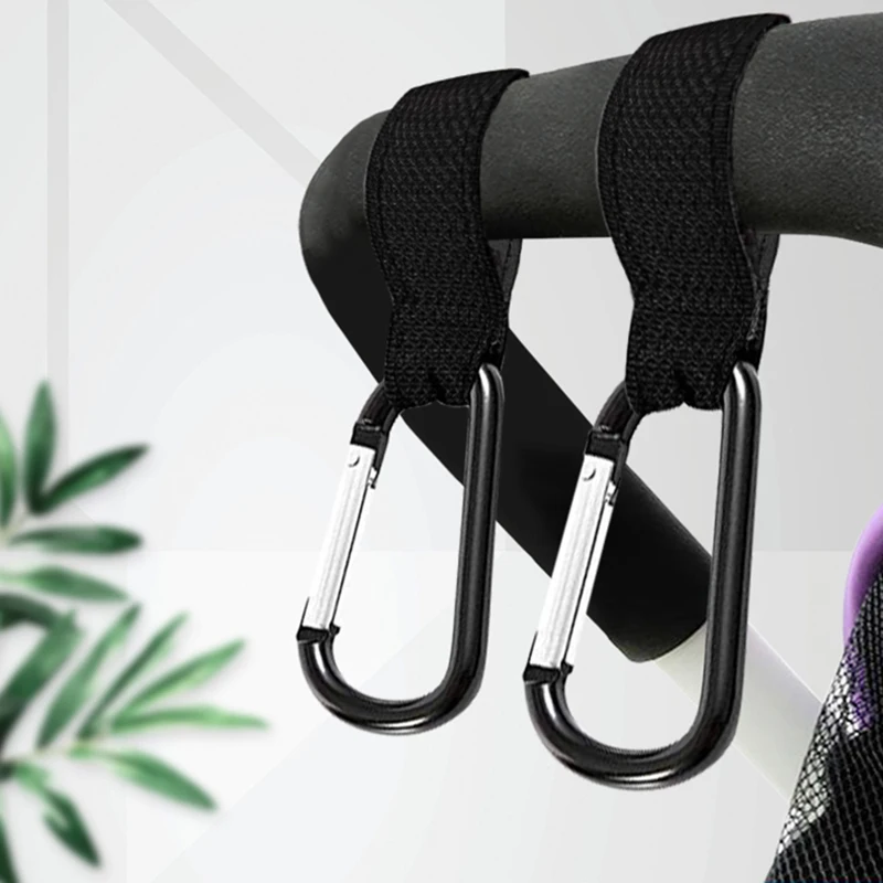 Accesorios para cochecito de bebé, gancho para carrito de compras, gancho multiusos para cochecito de bebé, gancho práctico de Metal, 2 uds.
