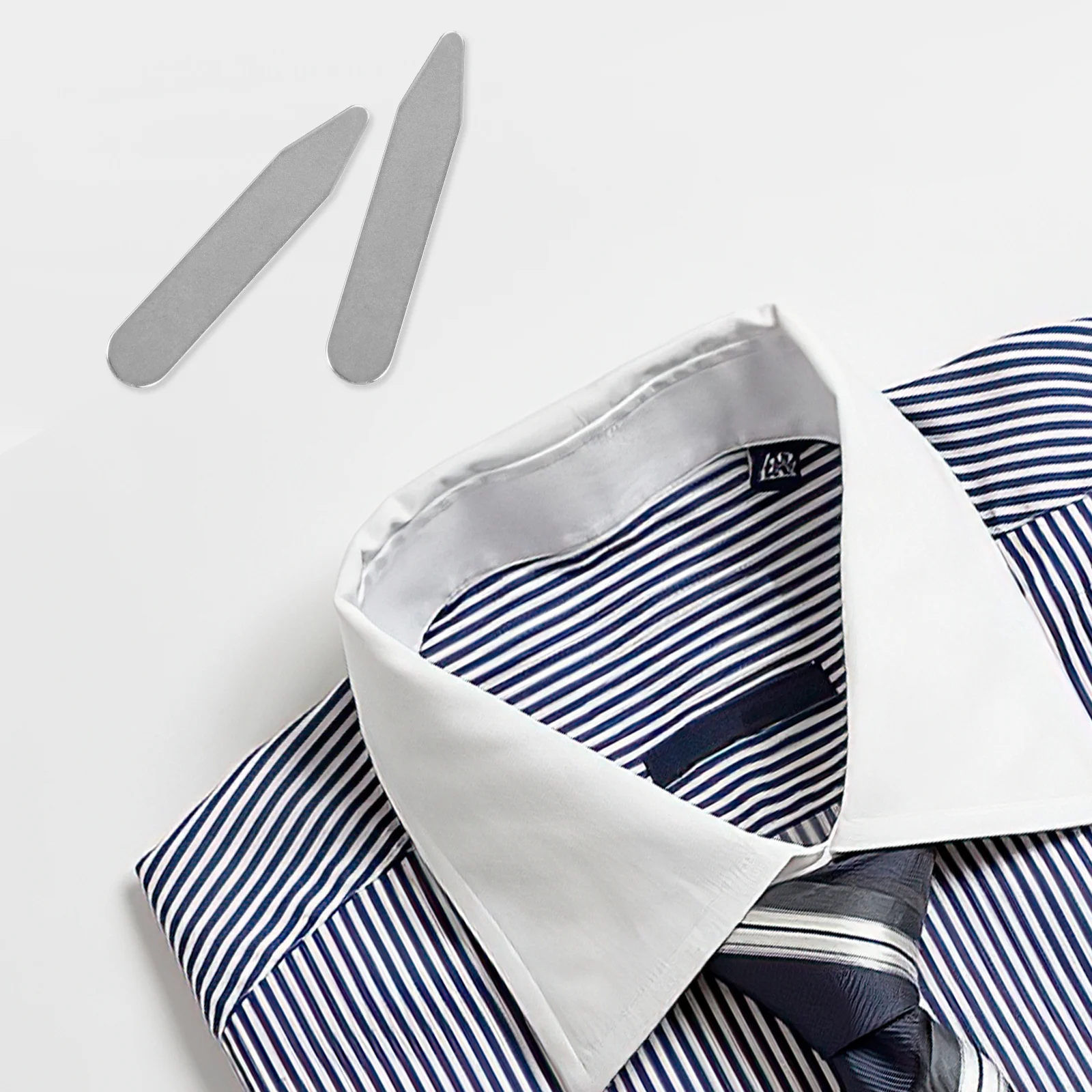 16 pièces col reste pour hommes chemises habillées col de chemise en métal utilisation facile maintenir la forme travail réunion chemise reste