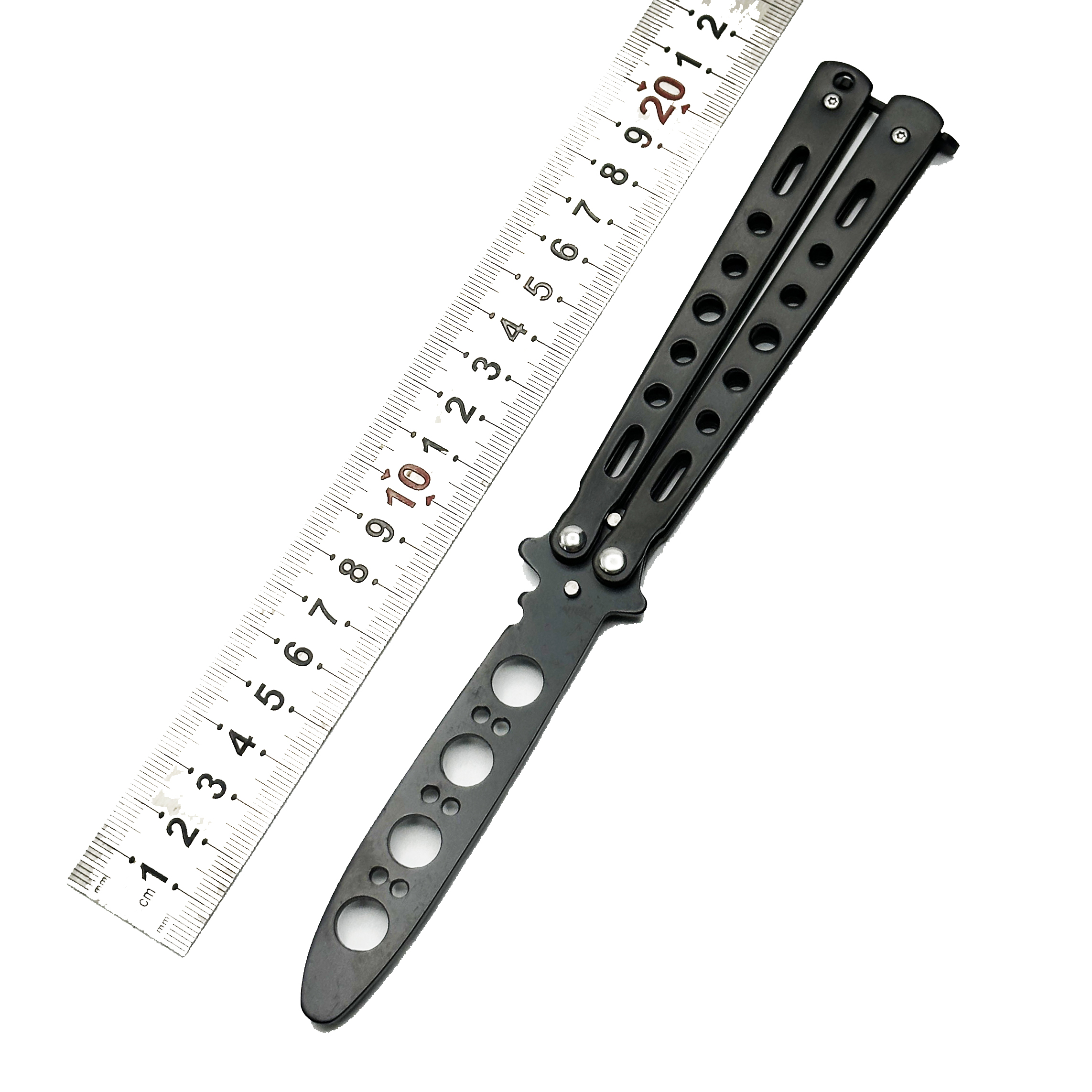 Anfänger Training Praxis Schmetterling Messer Fantasie Wurfmesser Sicheres und freihändiges Training Schmetterling Klappmesser Werkzeug
