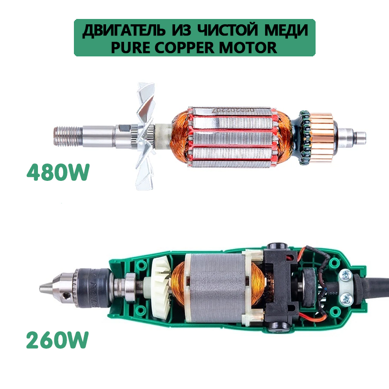 Dremel 260W/480W Taladro eléctrico de alta potencia Herramienta rotativa de grabado Eje flexible Velocidad variable 6 posiciones Pulido