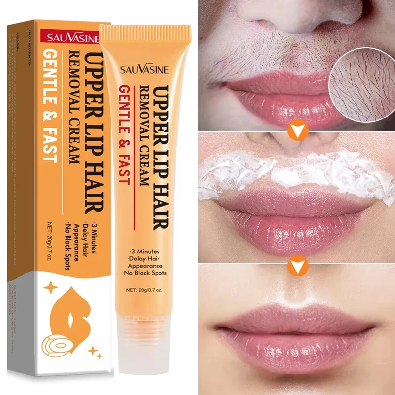 Crema de depilación rápida de 3 minutos, inhibidor indoloro del crecimiento del cabello, labio, cara, brazo, axila, pierna, depilatorio permanente para hombres y mujeres, cuidado