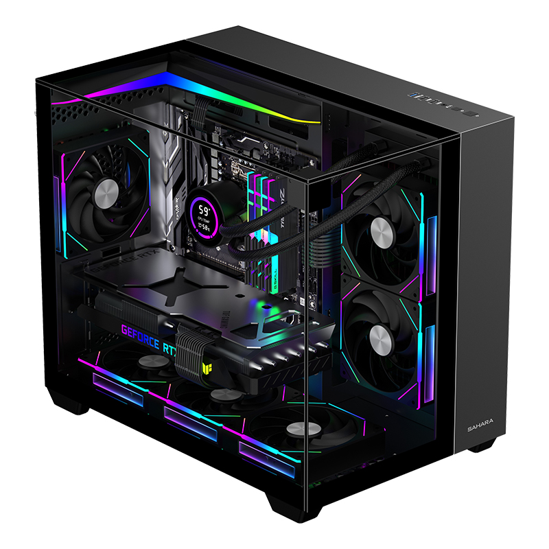 ゲーミングデスクトップ Ryzen 7 5700X NVIDIA RTX 4060 32GB DDR4 RAM 1TB M.2 NVMe SSD WIFI PC ゲーム用 DesignOffice 事前構築済みゲーミング PC